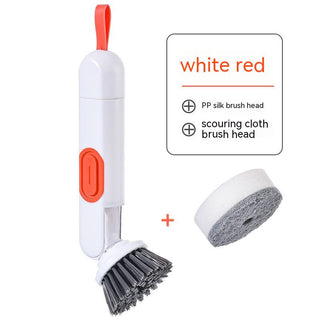 Multi-Functional Long-Handle Liquid-Filled Cleaning Brush