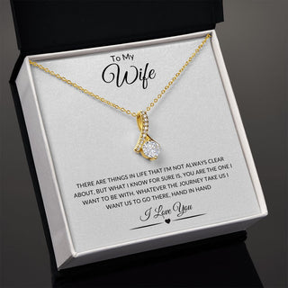 To My Wife | I Love You | Alluring Beauty Necklace