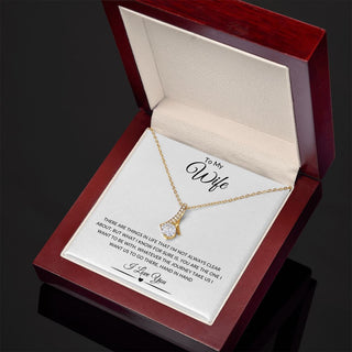 To My Wife | I Love You | Alluring Beauty Necklace